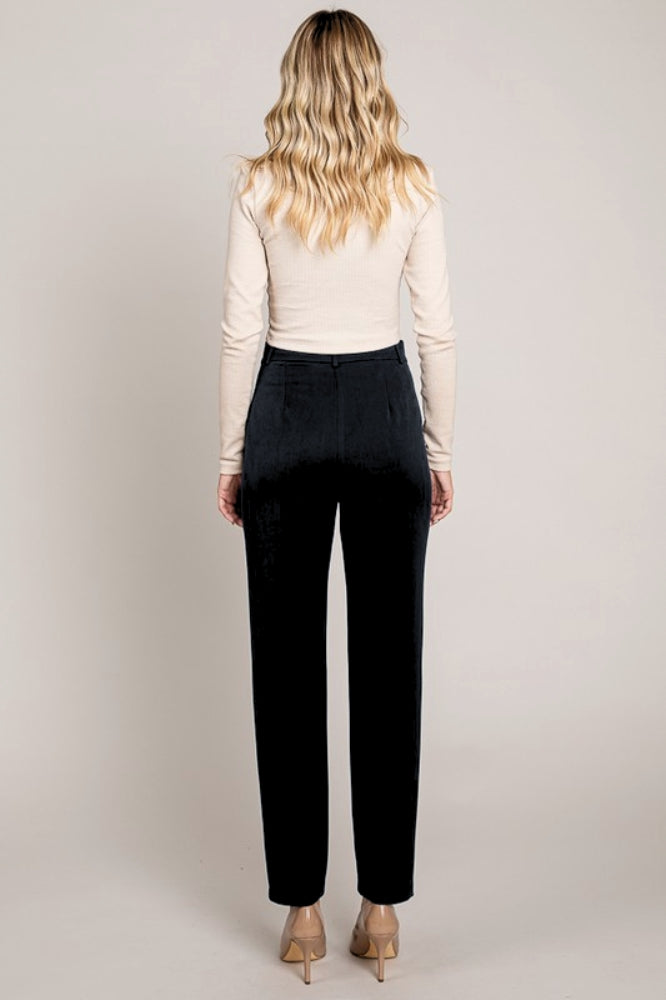 Twill Slim Fit Cropped Trousers