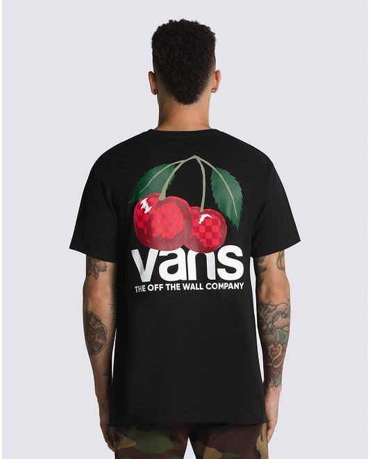 VANS Cehhry Chekcered Graphic T-Shirt