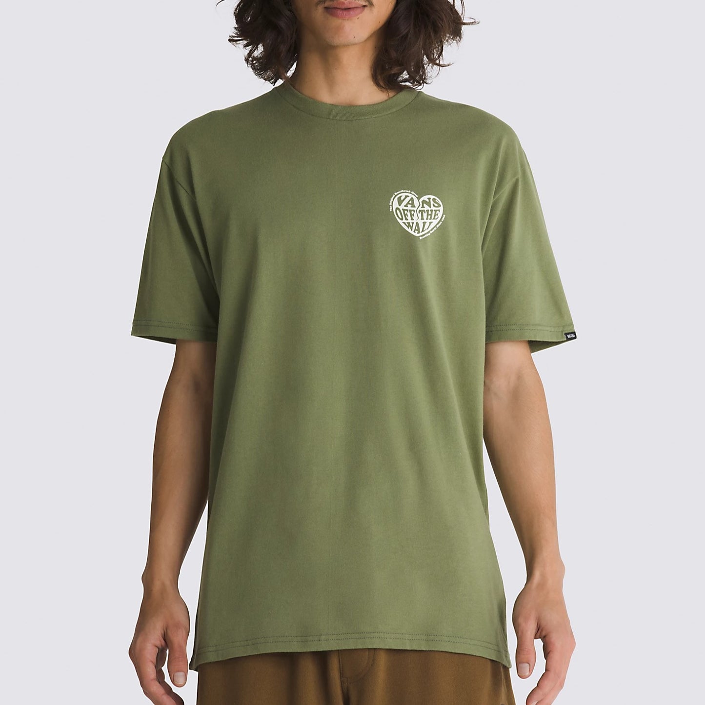 VANS No Players Graphic T-Shirt - Olive