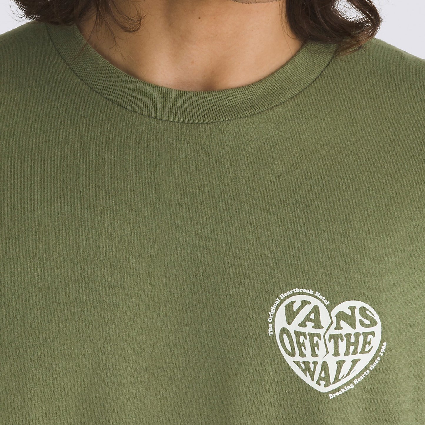 VANS No Players Graphic T-Shirt - Olive