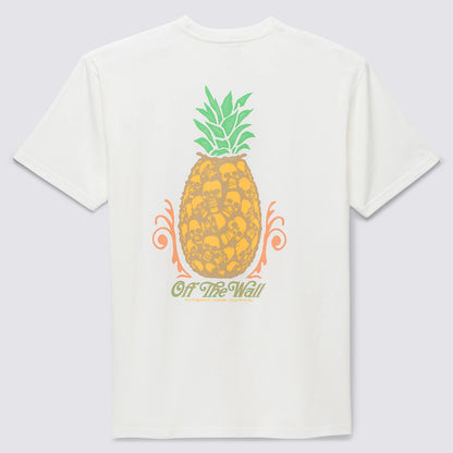 VANS Pineapple Skull Graphic T-Shirt - Cream