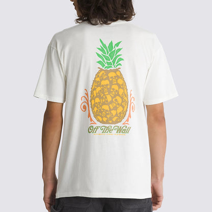 VANS Pineapple Skull Graphic T-Shirt - Cream