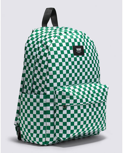 VANS Kids Old Skool Grom Check Backpack - Verdant Green