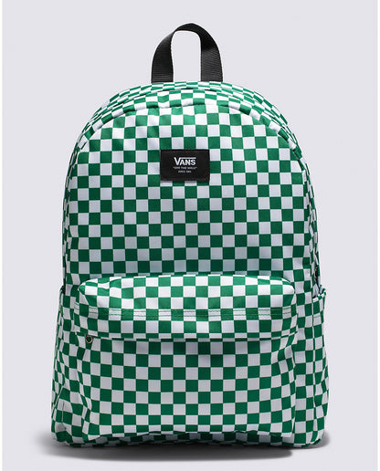 VANS Kids Old Skool Grom Check Backpack - Verdant Green