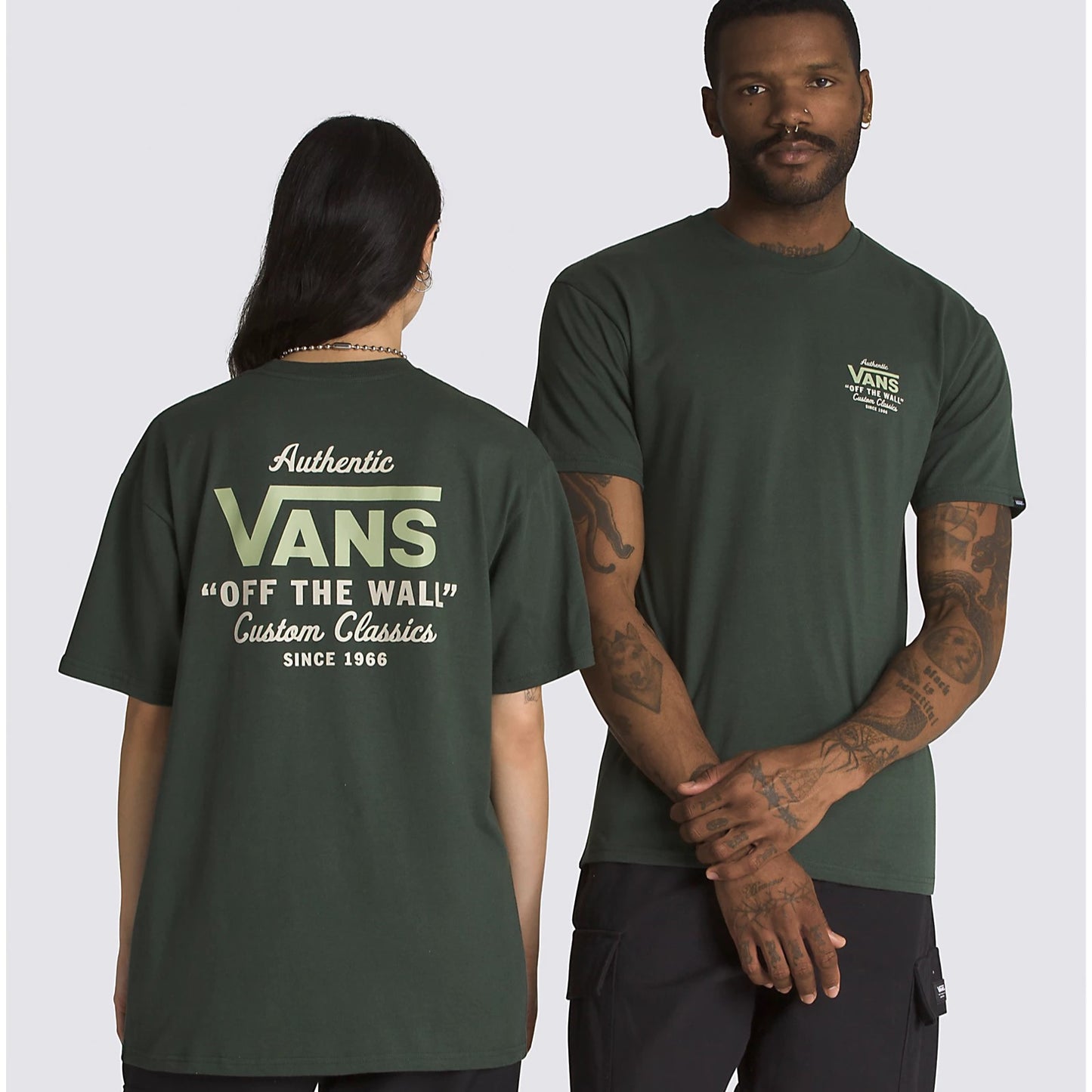 VANS Holder St Classic T-Shirt - Forest Green