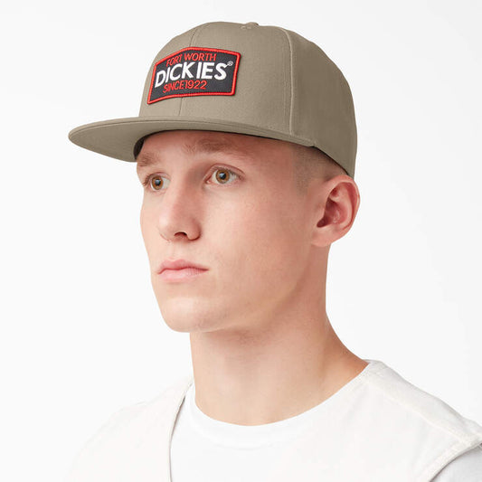 DICKIES Twill Flat Bill Cap - Khaki