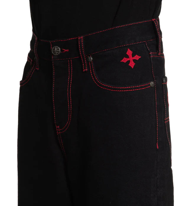 AFFLICTION Wide Leg Wings Jeans