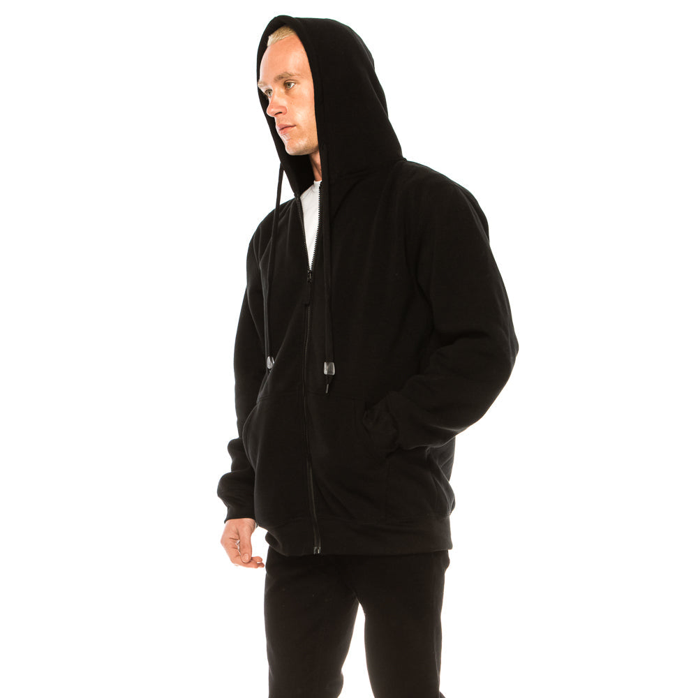 Zip Up Fleece Hoodie