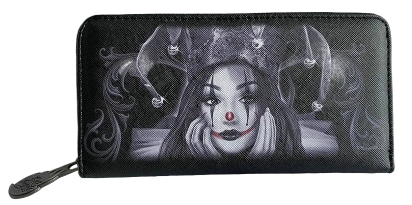 DGA Queen Of Fools Women Zippered Wallet