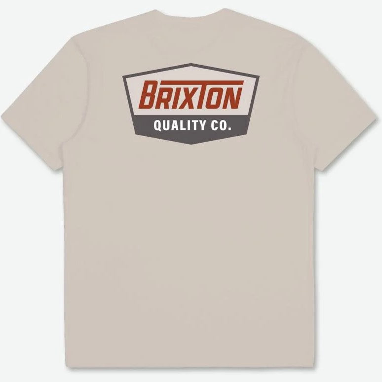 BRIXTON Regal S/S Standard T-Shirt - Cream
