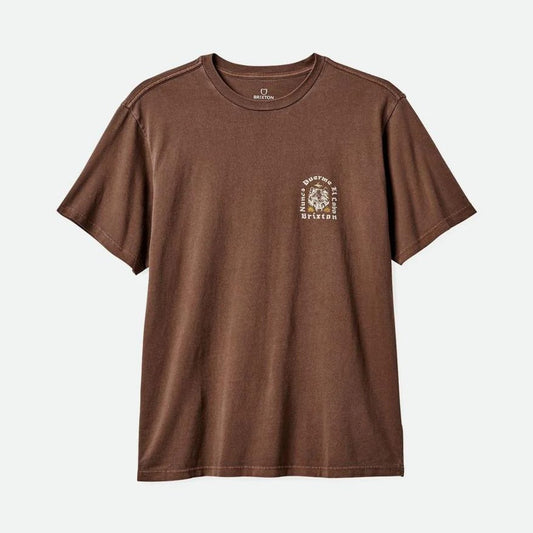 BRIXTON Gorge Standard T-shirt - Brown