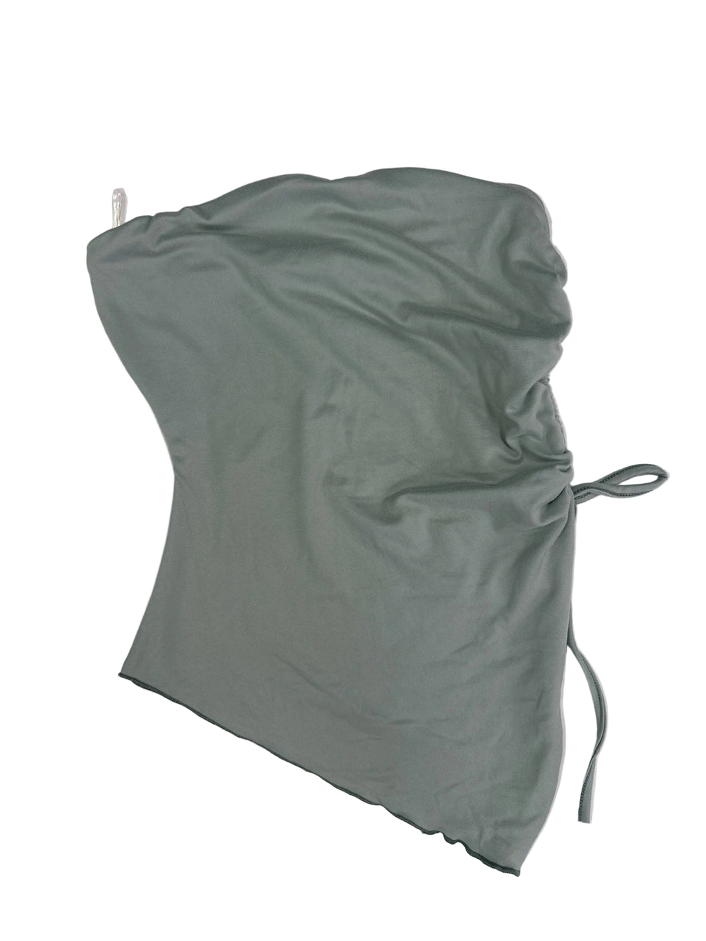 TIMING Asymmetrical Brushed Knit Tube Top