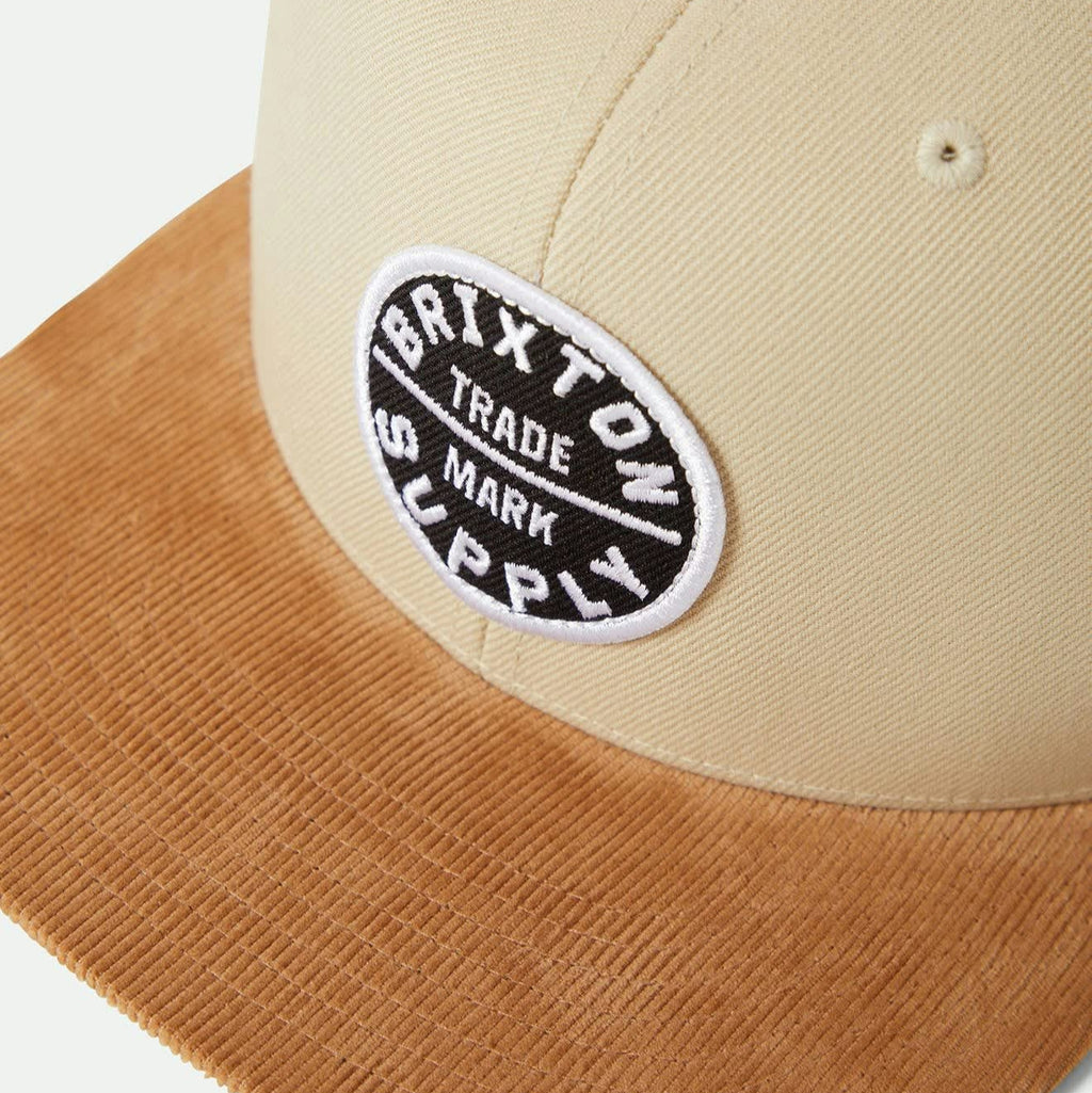 BRIXTON Oath III Snapback Hat - Cream