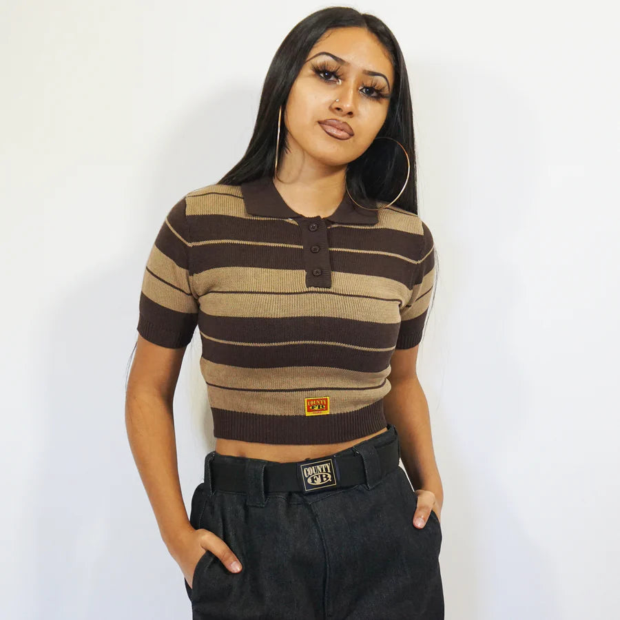 Women Charlie Brown Crop Top