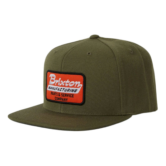 BRIXTON Township Snapback Hat - Olive