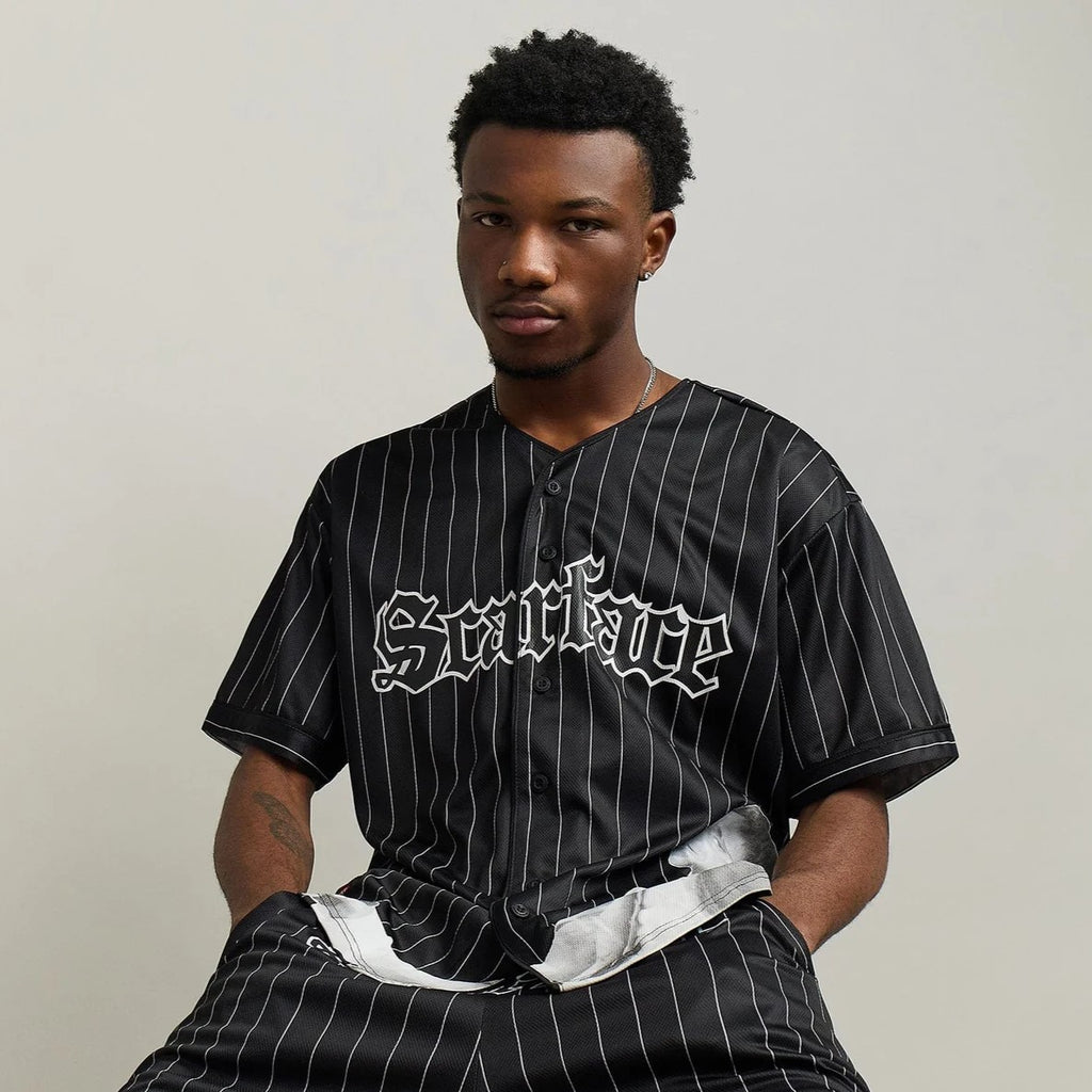 REASON Scarface™ Pinstripe Baseball Jersey