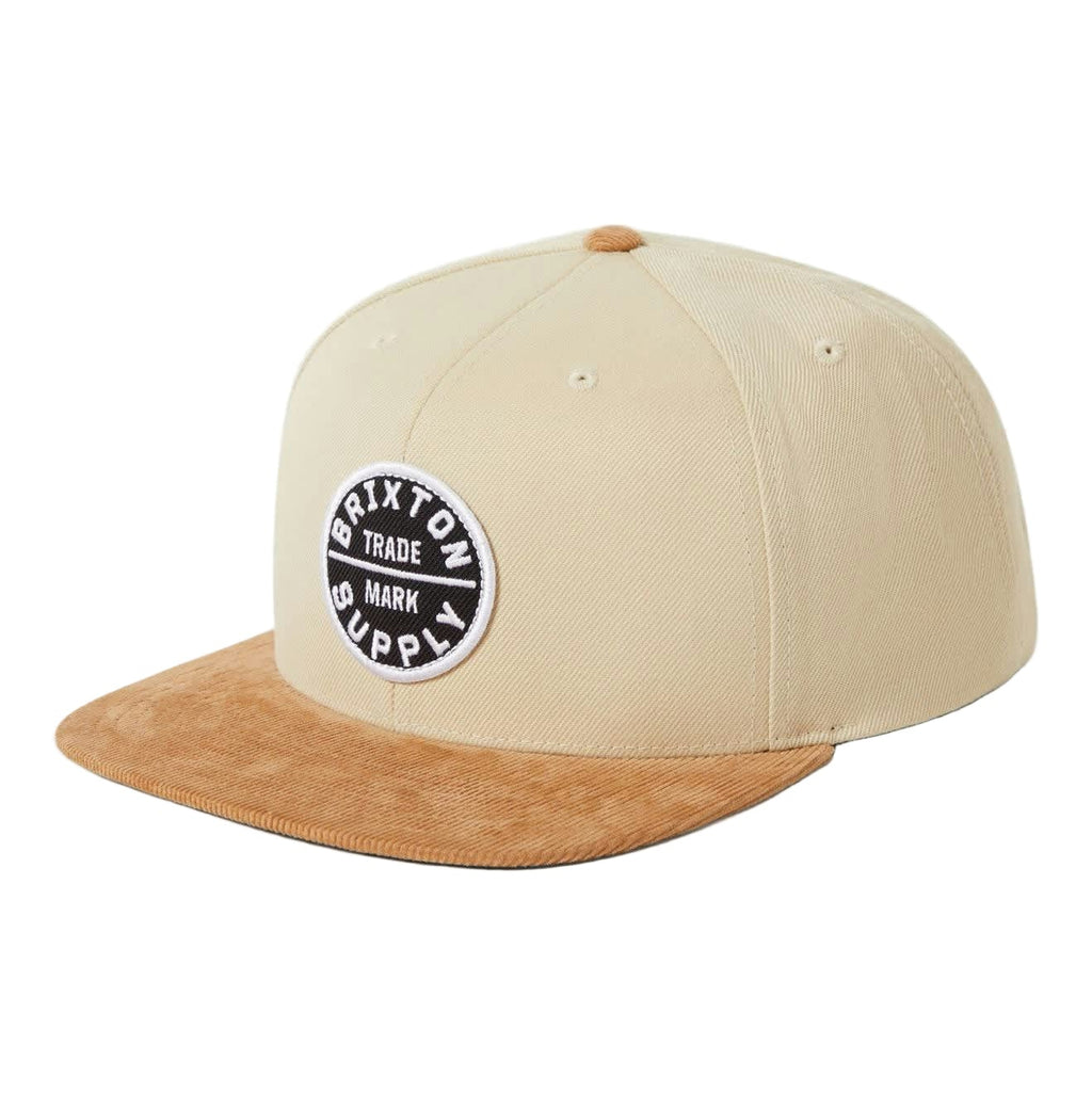 BRIXTON Oath III Snapback Hat - Cream