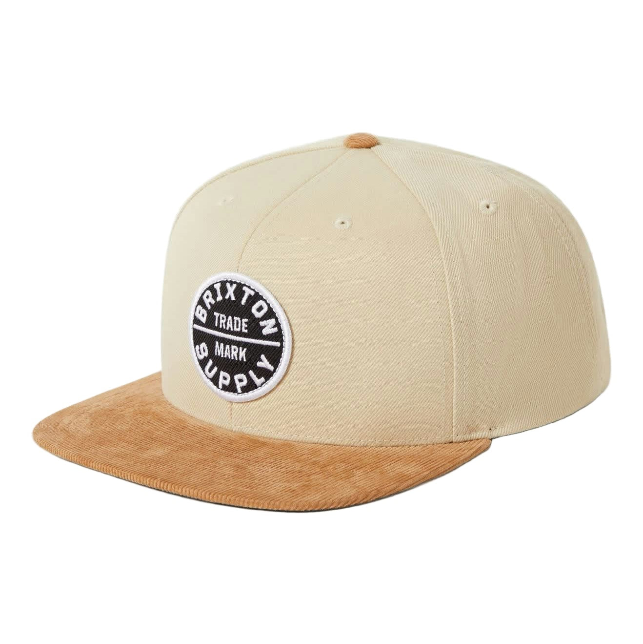 BRIXTON Oath III Snapback Hat - Cream