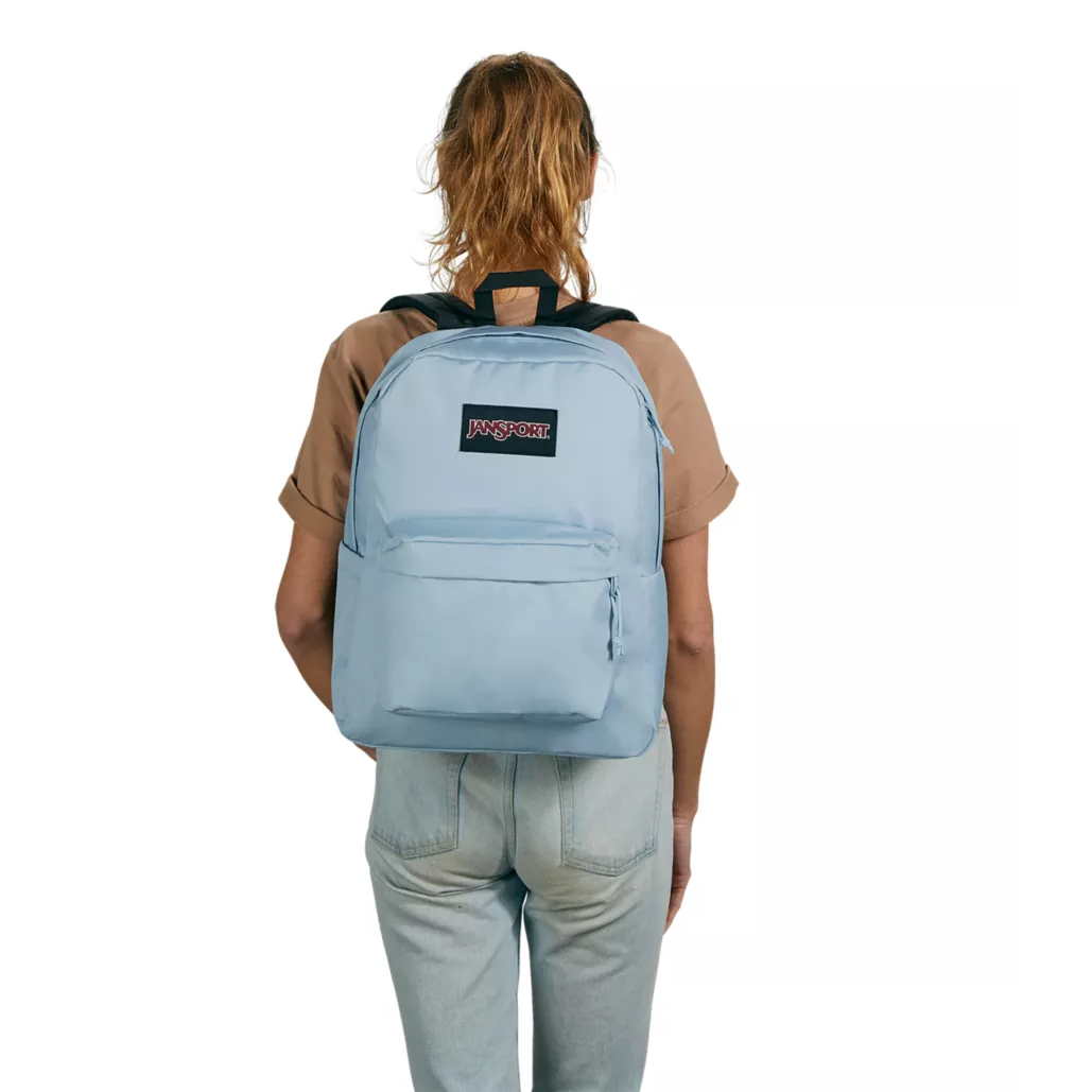 JanSport Eco Light Blue Superbreak Backpack JanSport Eco Light Blue Superbreak Backpack