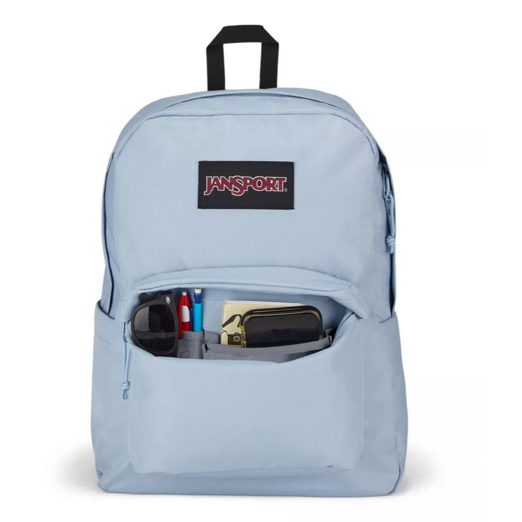 blue topaz jansport superbreak backpack in real life Black Label Age 4Y+ Unisex One large main compartment Jansport | Bags | Jansport