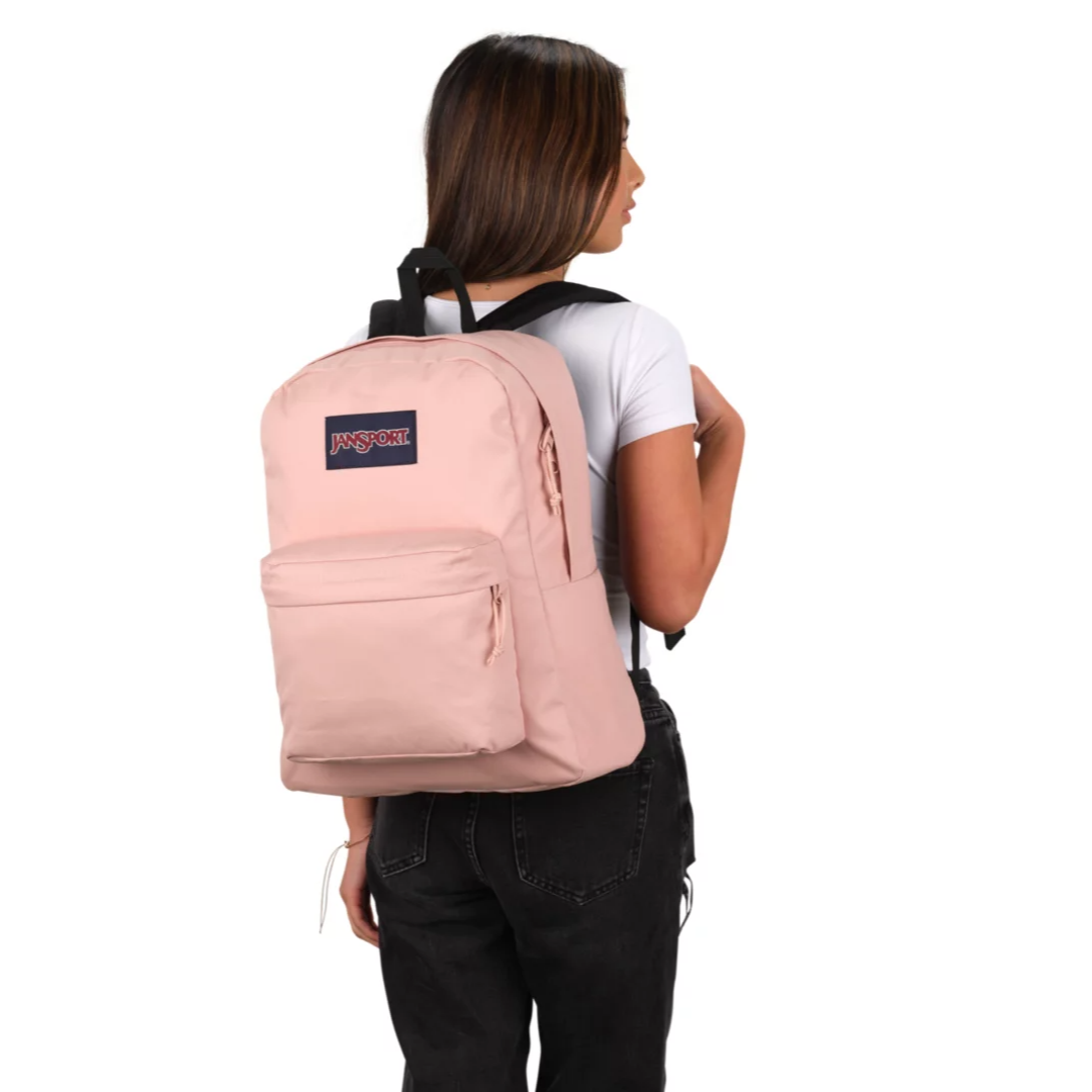 JanSport SuperBreak Backpack - Misty Rose