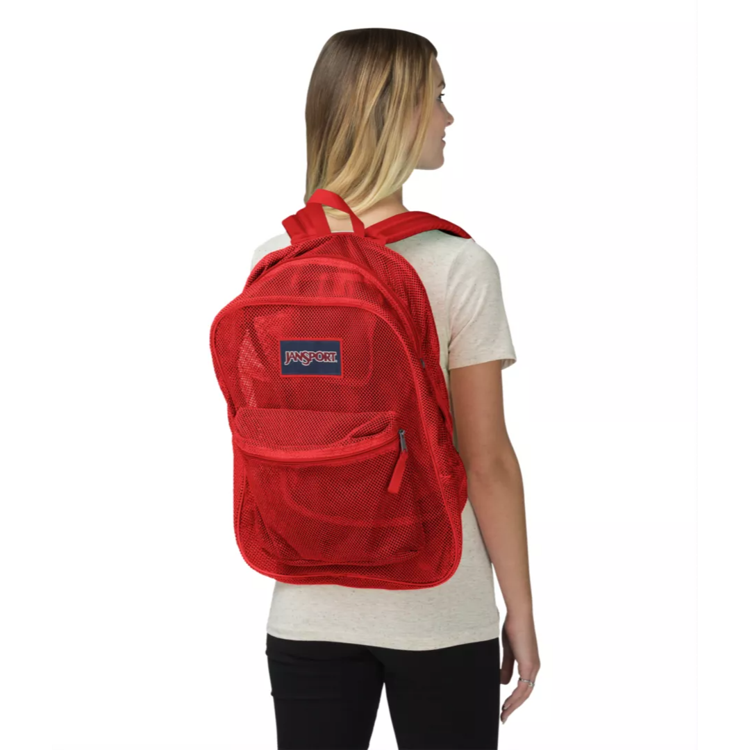 cheap jansport backpack red JanSport Mesh Pack Backpack