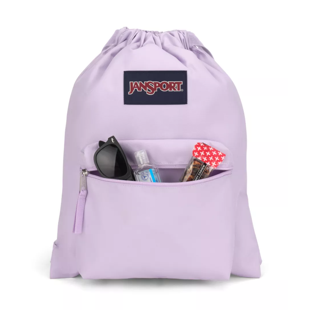 JANSPORT Draw Sack Backpack - Pastel Lilac