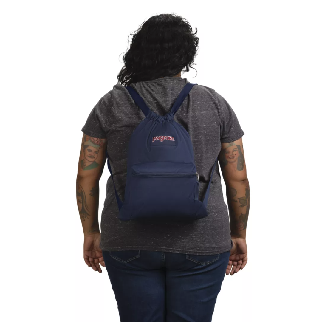 JANSPORT Draw Sack Backpack - Navy