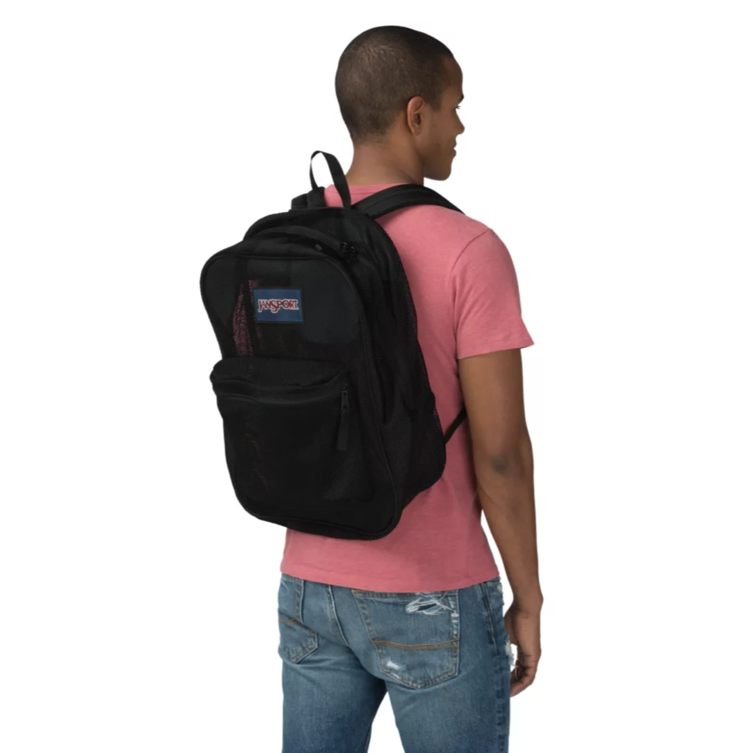 jansport backpack mesh black Amazon.com | transparent material that is sometimes required JanSport Mesh Pack Backpack -