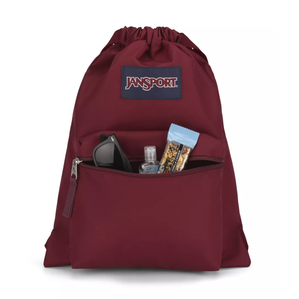JANSPORT Draw Sack Backpack - Russet Red