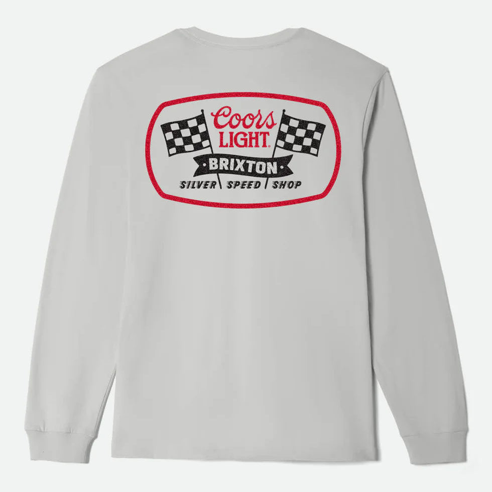 BRIXTON Coors Light Pit Stop Standard Long Sleeve T-Shirt