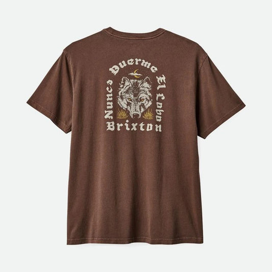 BRIXTON Gorge Standard T-shirt - Brown