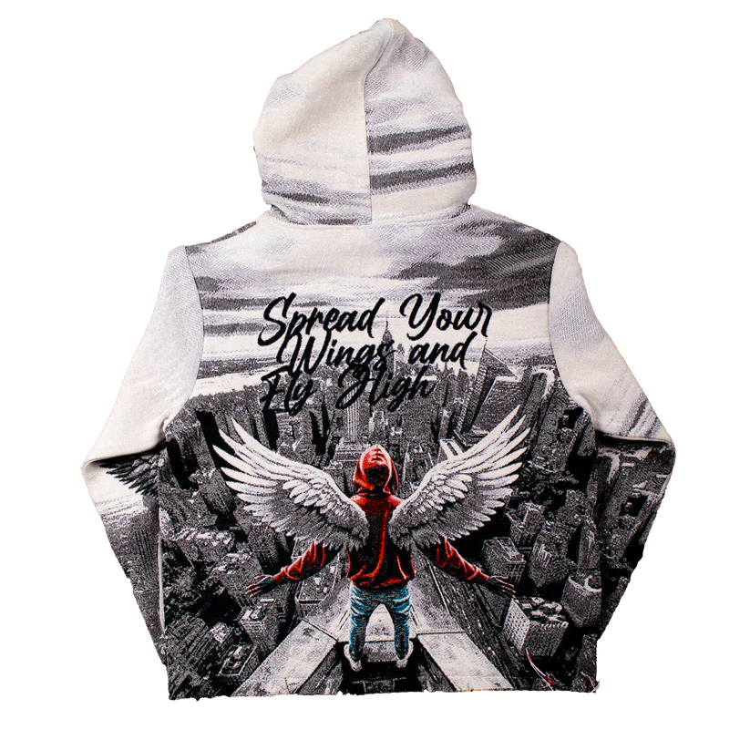 MAJESTIC Fly High Tapestry Graphic Hoodie