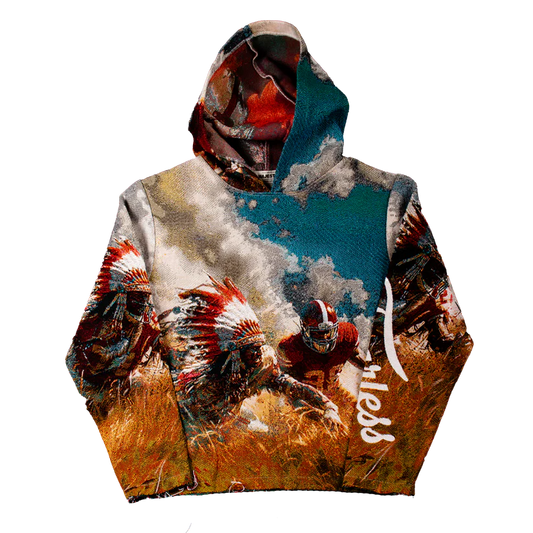 MAJESTIC Warfare Tapestry Graphic Hoodie