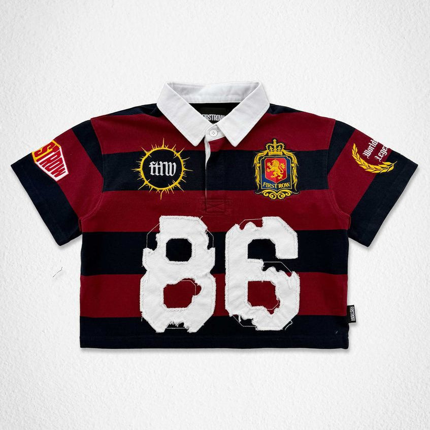 FIRST ROW WOMEN'S CROP POLO
