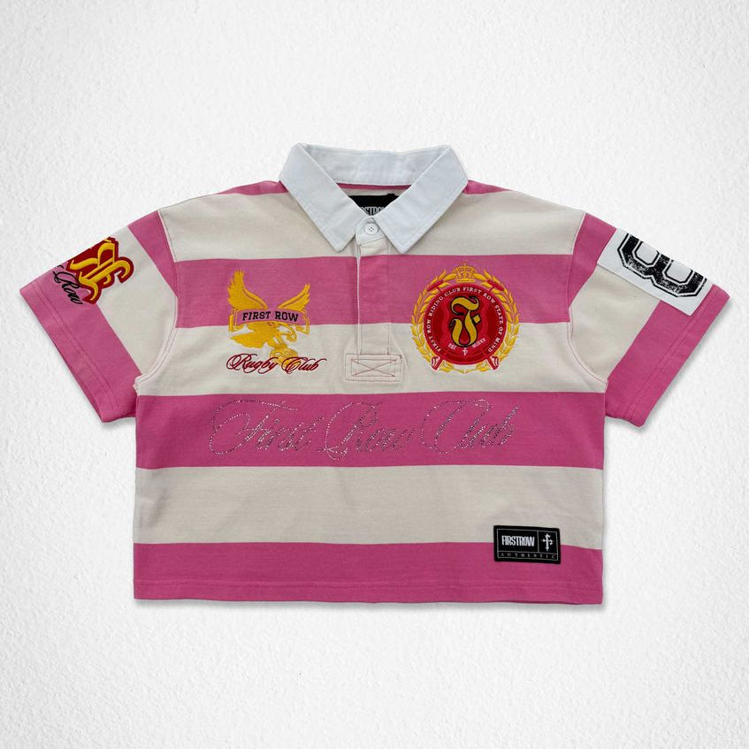 FIRST ROW WOMEN'S CROP POLO