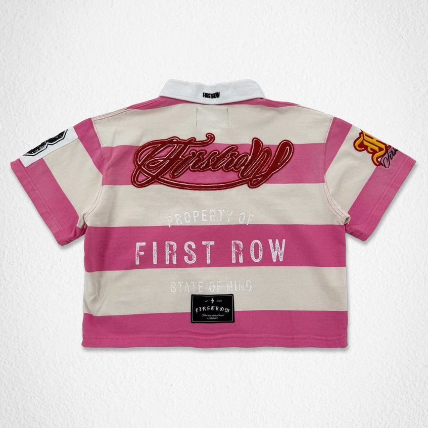 FIRST ROW WOMEN'S CROP POLO
