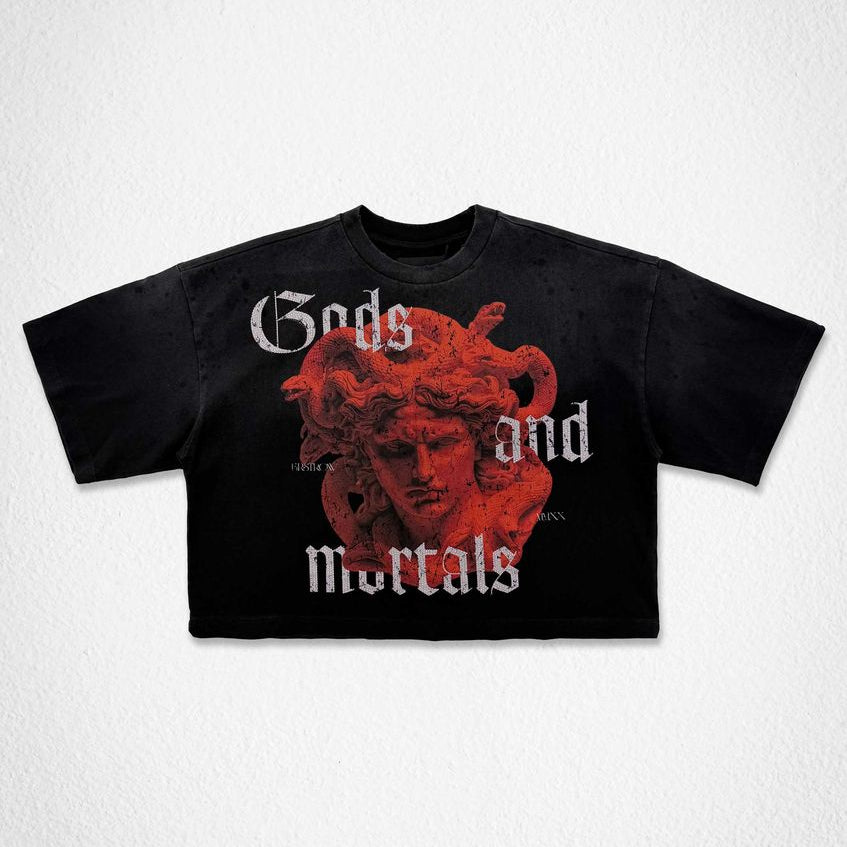 FIRST ROW WOMEN'S CROP TEE