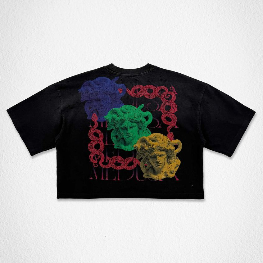 FIRST ROW WOMEN'S CROP TEE