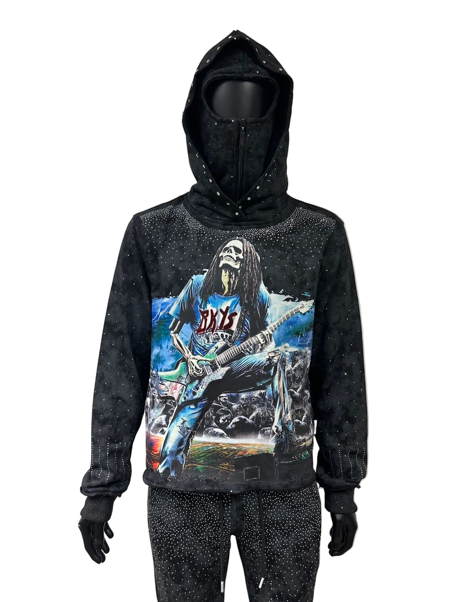 BKYS Fear No Art F-Terry Cropped Hoodie – K MOMO