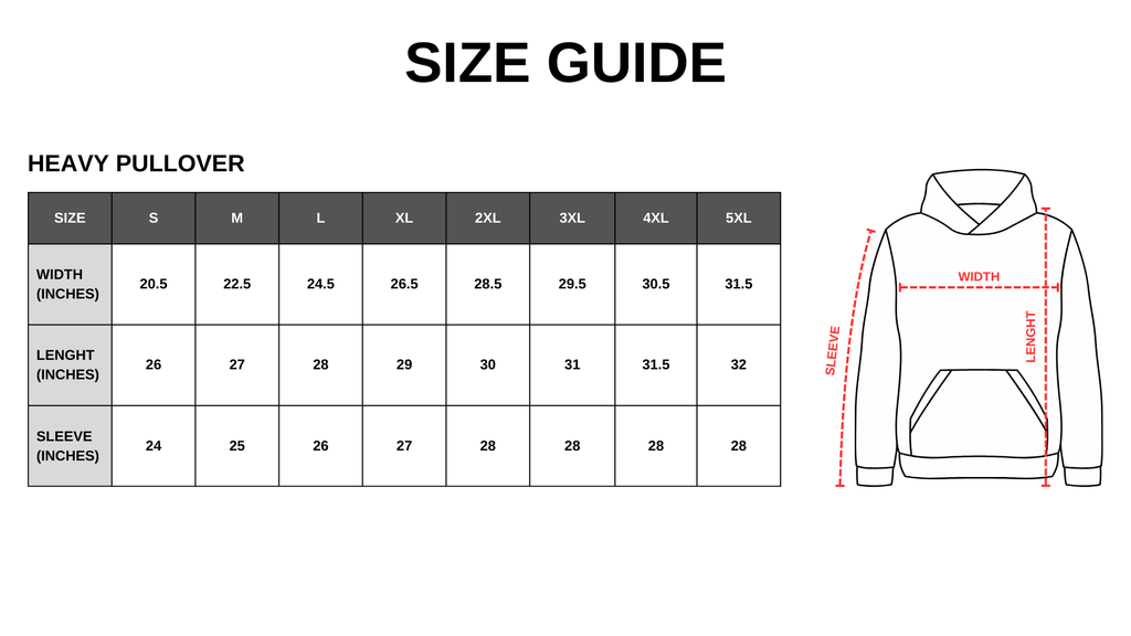 Heavyweight Pullover Fleece Hoodie