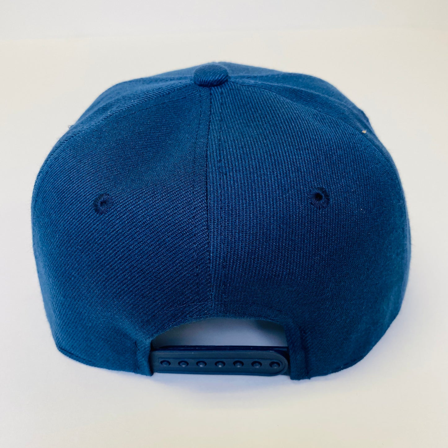 Plain Snapback 5 Panel Hat - Navy