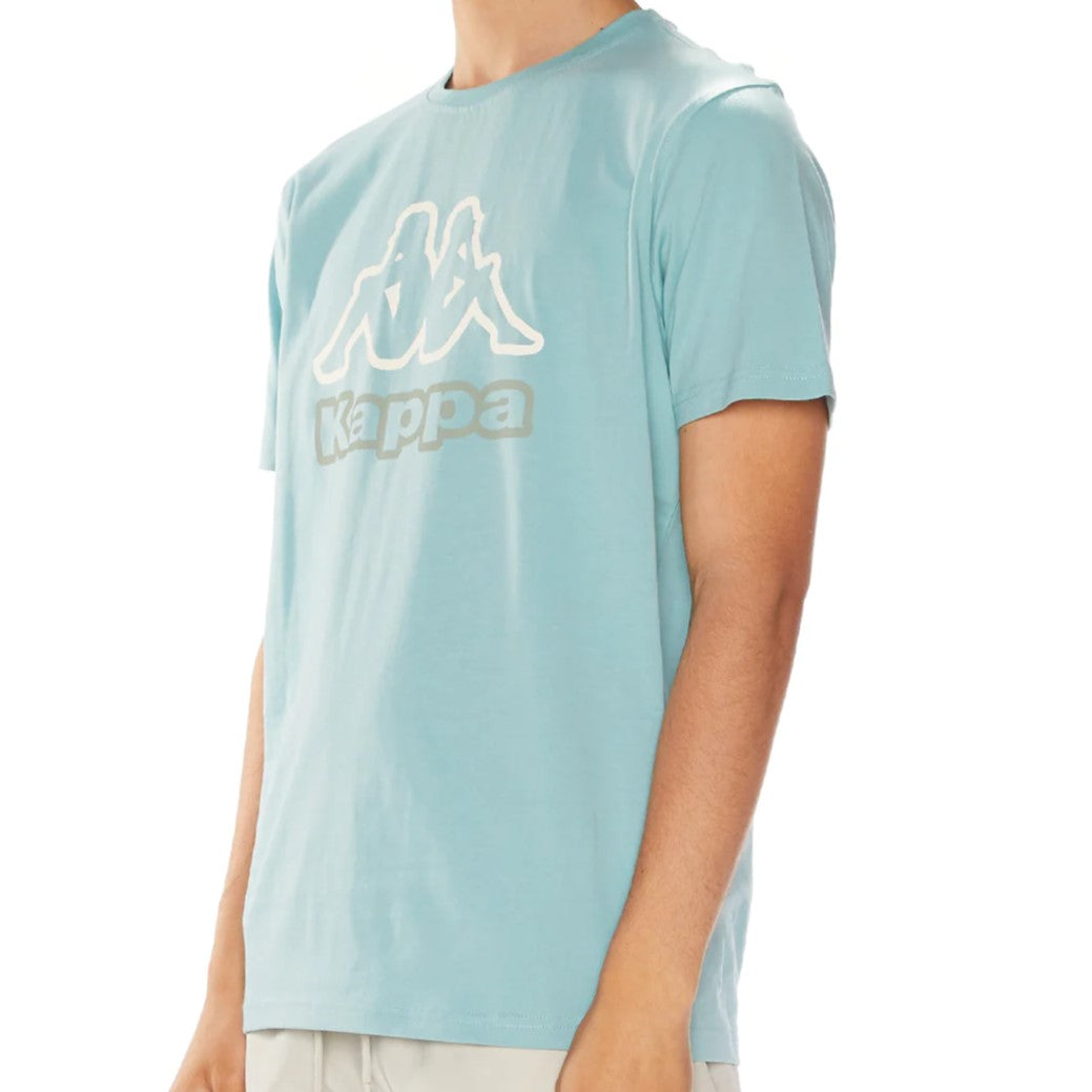 KAPPA Logo Ostesso T-Shirt - Sage Blue