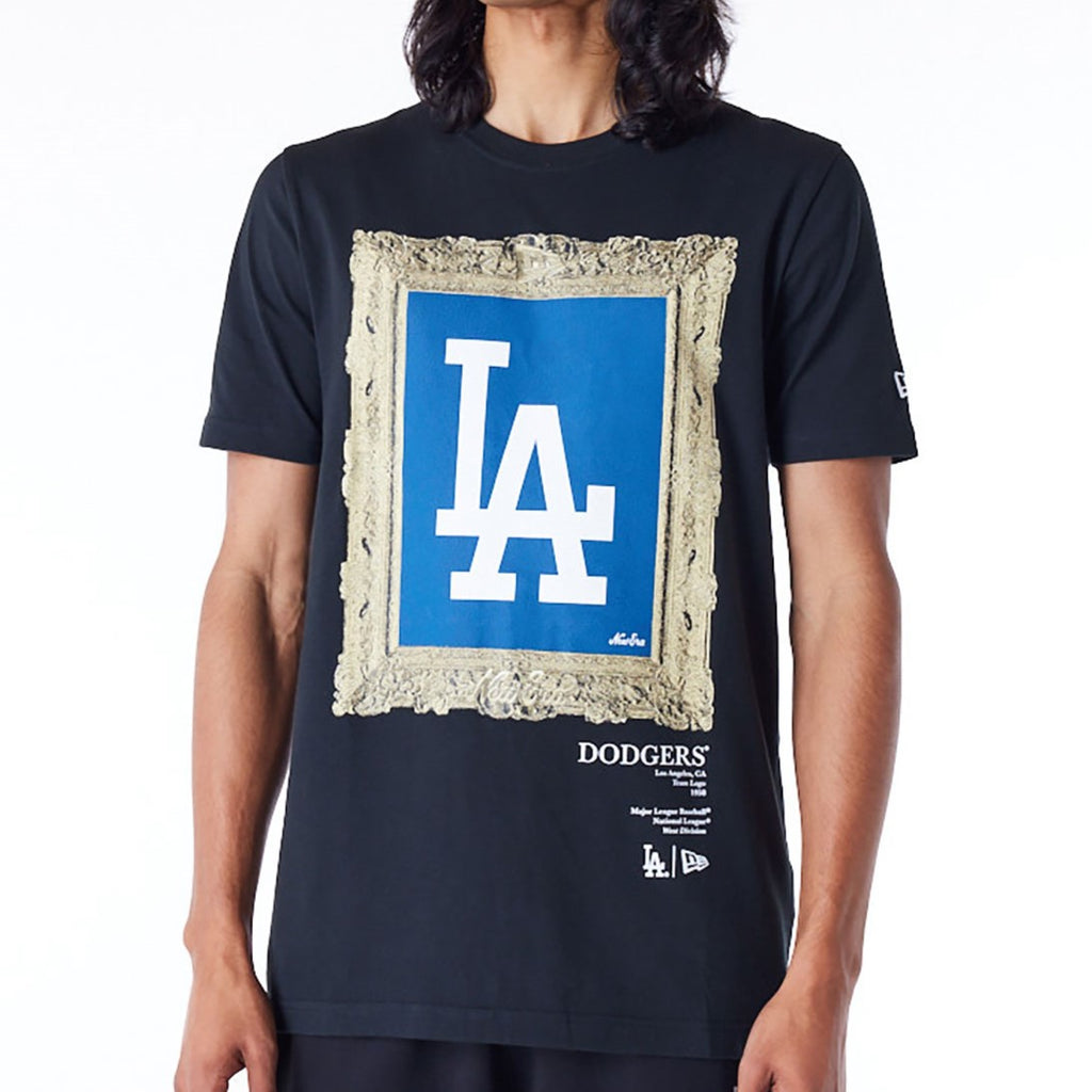 NEW ERA LA Dodgers Curated Customs Black T-Shirt
