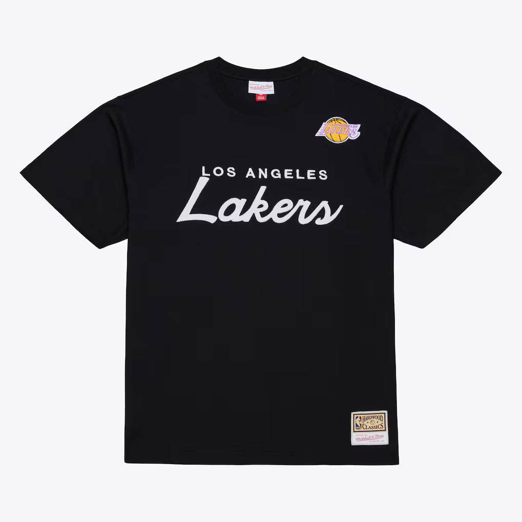Mitchell & Ness NBA Los Angeles Lakers Black Head Coach T-Shirt