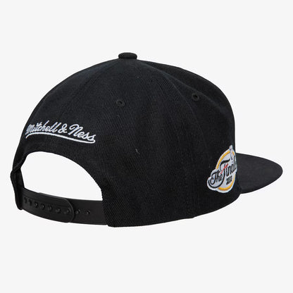 MITCHELL & NESS NBA Black Los Angeles Lakers Hardwood Classics Top Spot Snapback Hat