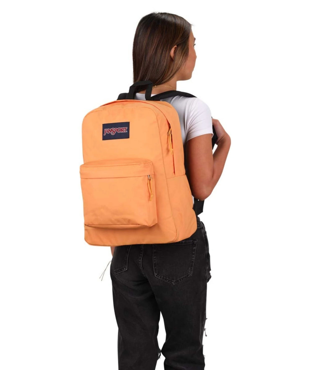 coral peaches zinnia jansport backpack Big Student This pink ice cherry edition brings a playful look to a backpack that works just as well for school Half Pint - Peach Bum
