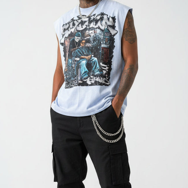 BKYS "SINNER CLUB 2" F-TERRY CROPPED MUSTLET