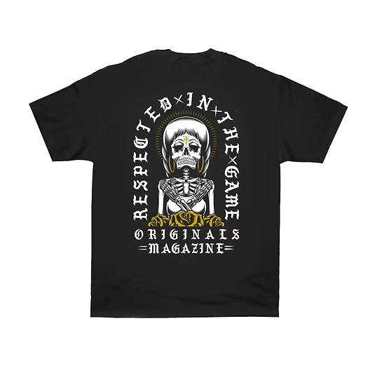 OG FAMILY Pay Respect Graphic Print T-Shirt
