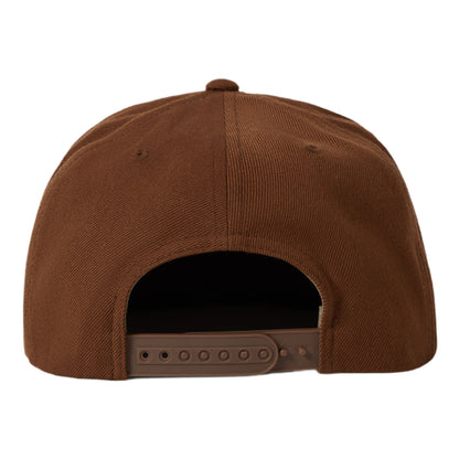 BRIXTON Oath III Snapback Hat - Coffee